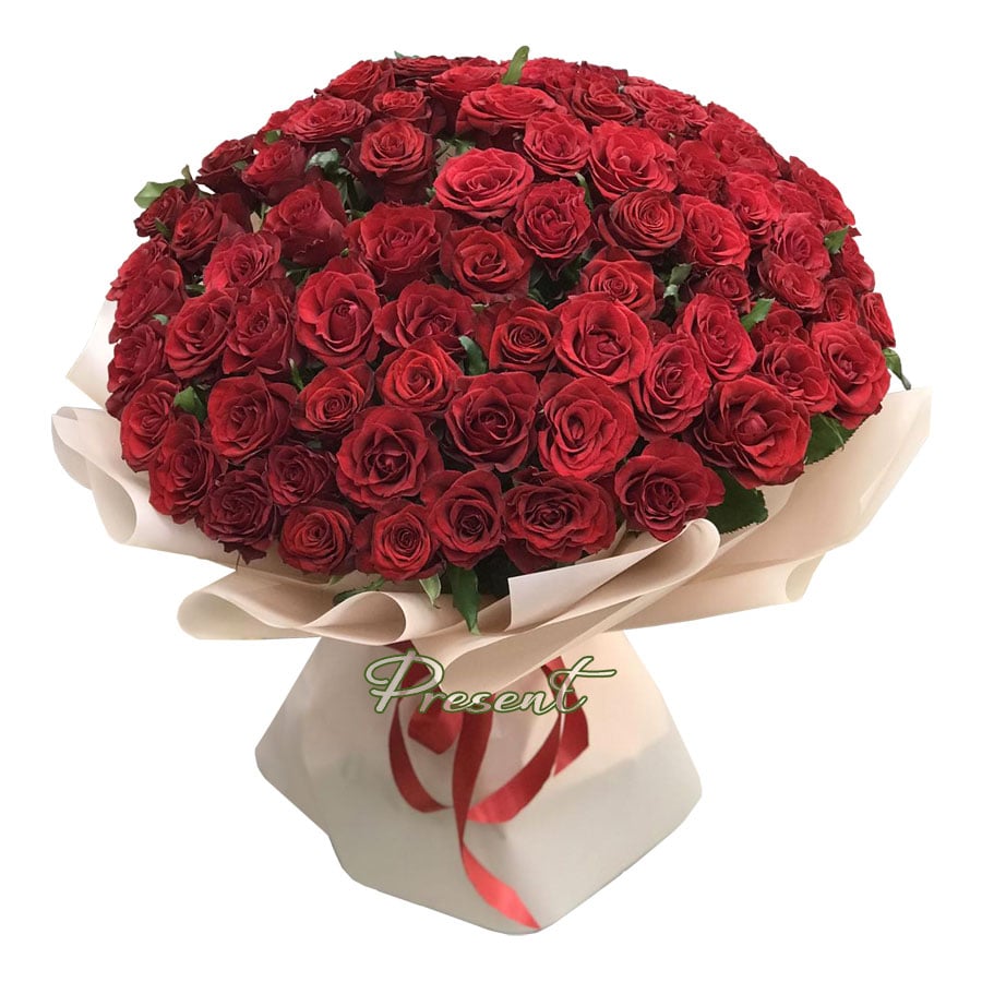 Bouquet de roses rouges — une déclaration pleine de passion et de sincérité